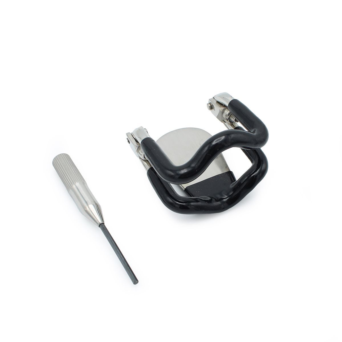 Kiotos - Steel Jaw Lock With Black Elastic Coating