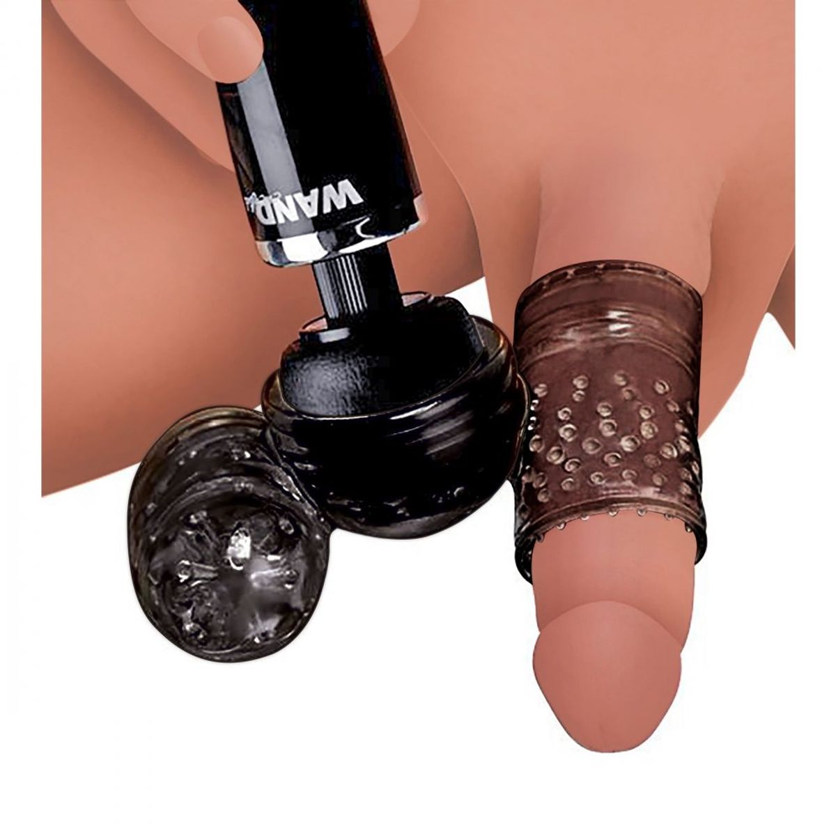 Master Series - Thunder Stroke 2 in 1 Wand Masturbation Attachment