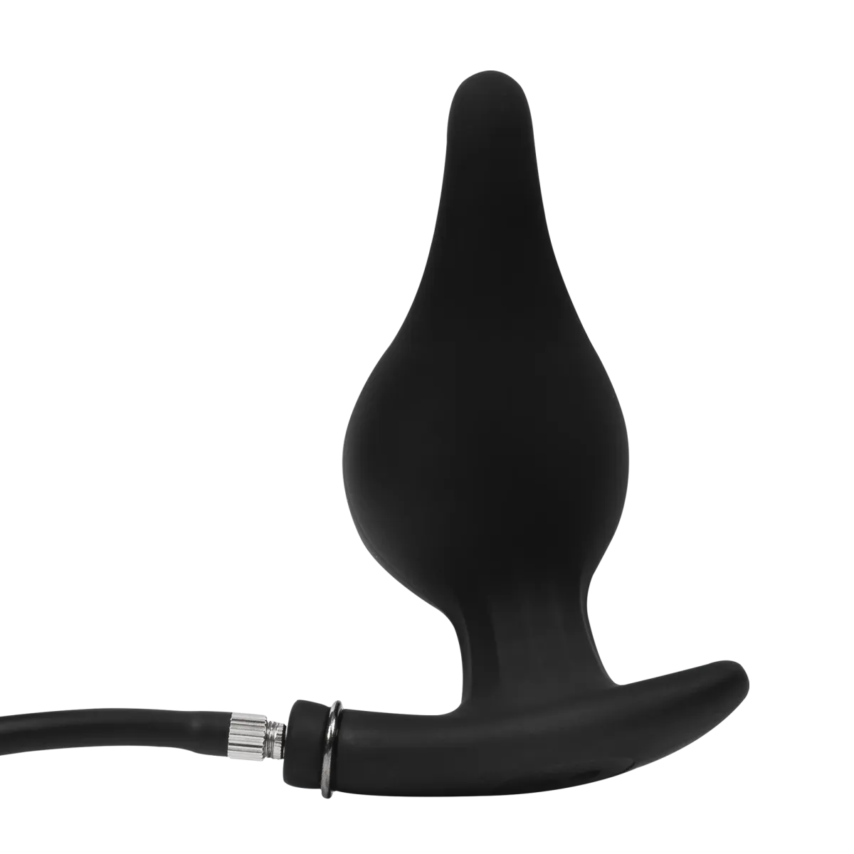 Rimba - E-Stim Anal Plug with Pump - Bi-Polar - Black