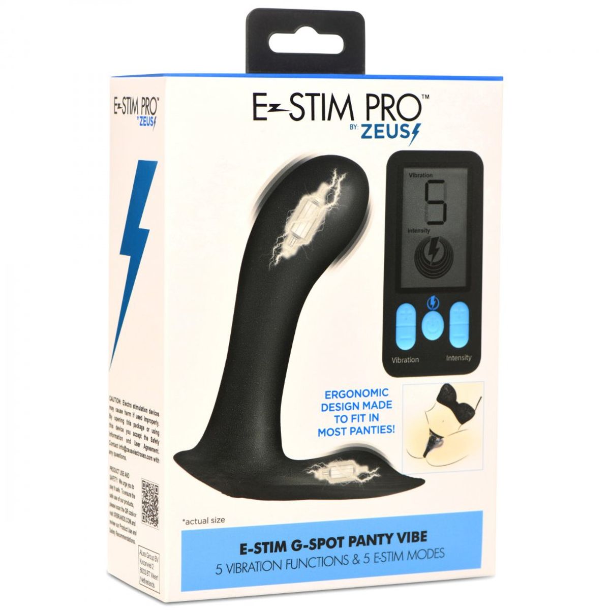 Zeus - E-Stim G-Spot Silicone Panty Vibe